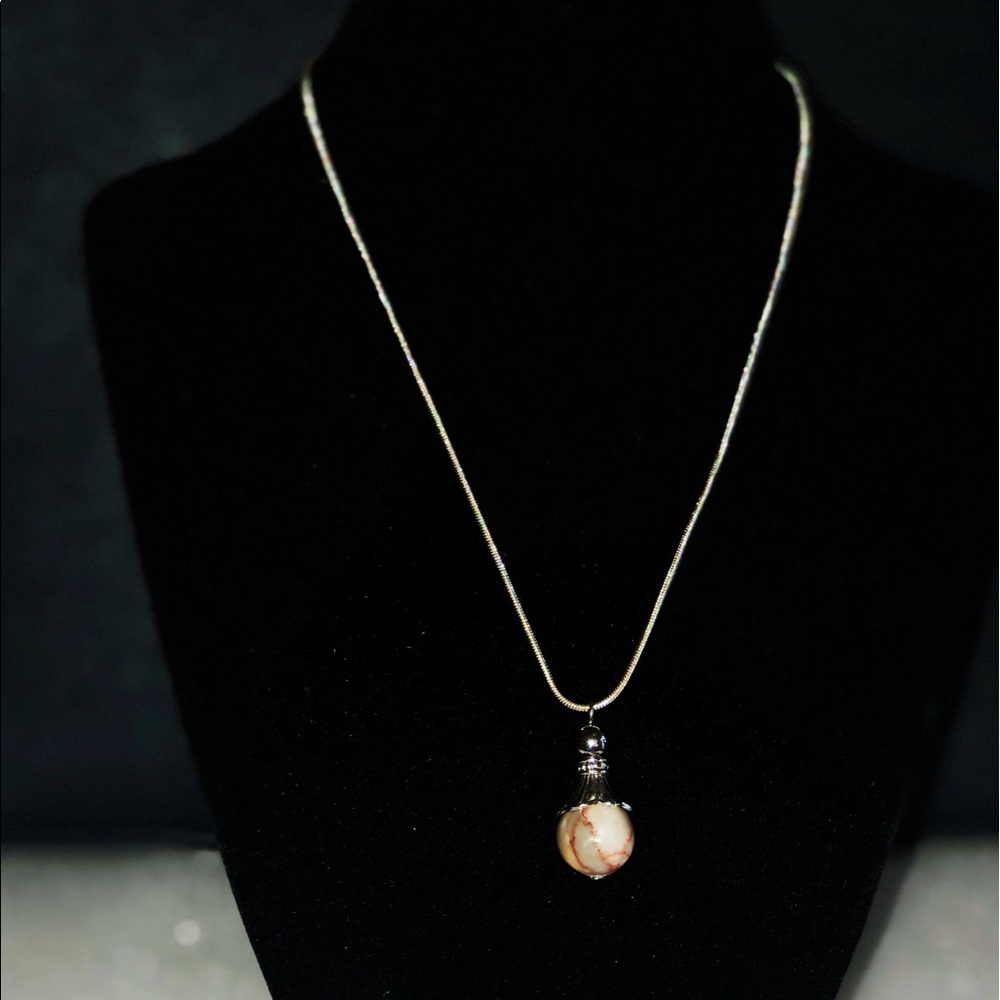 brecciated jasper necklace